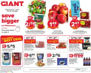 Ad Preview of Giant Weekly Ad from 10/10/2025