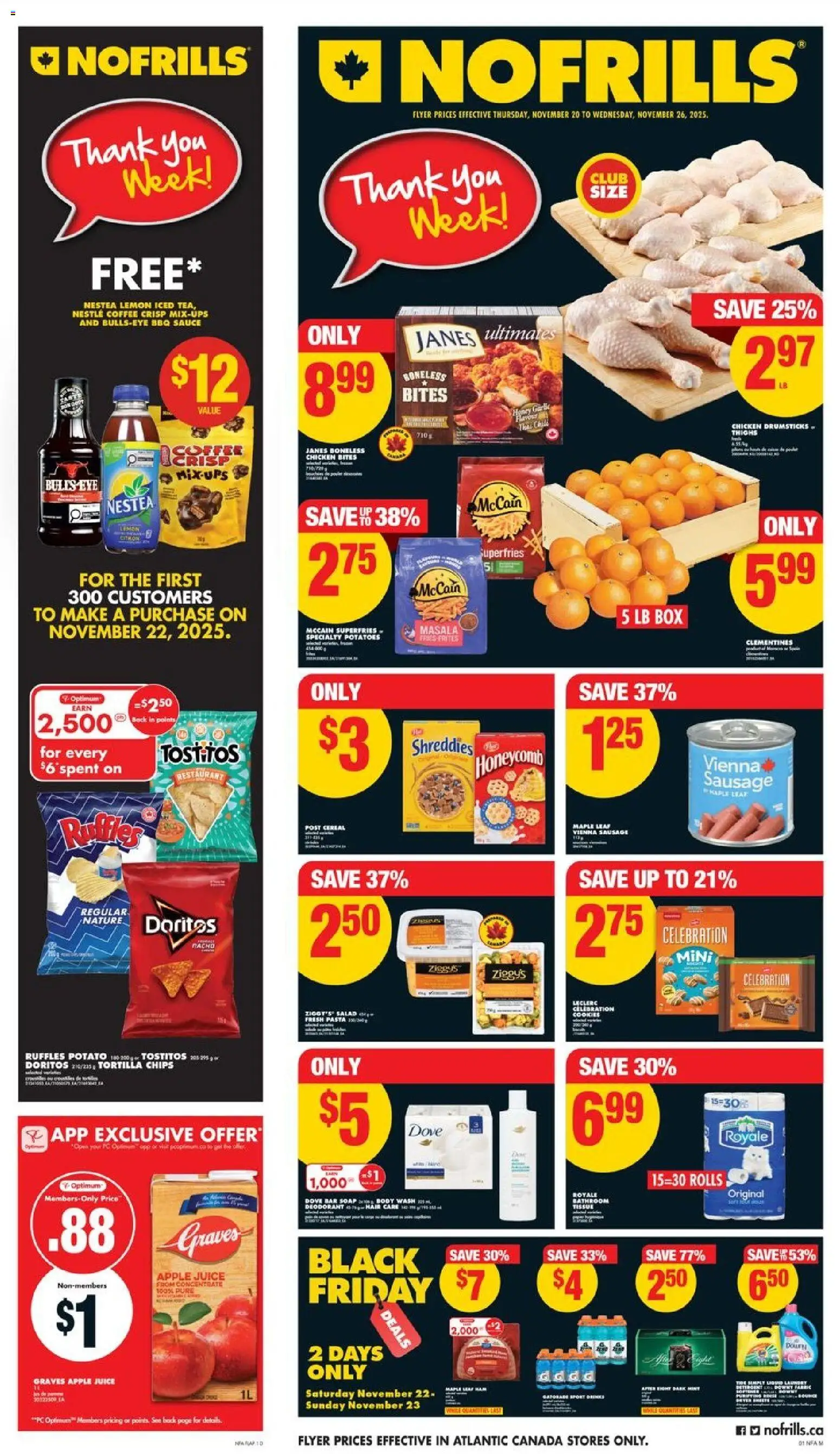 Preview of leaflet Weekly Flyer - NS from shop No Frills is valid from Nov 20, 2025