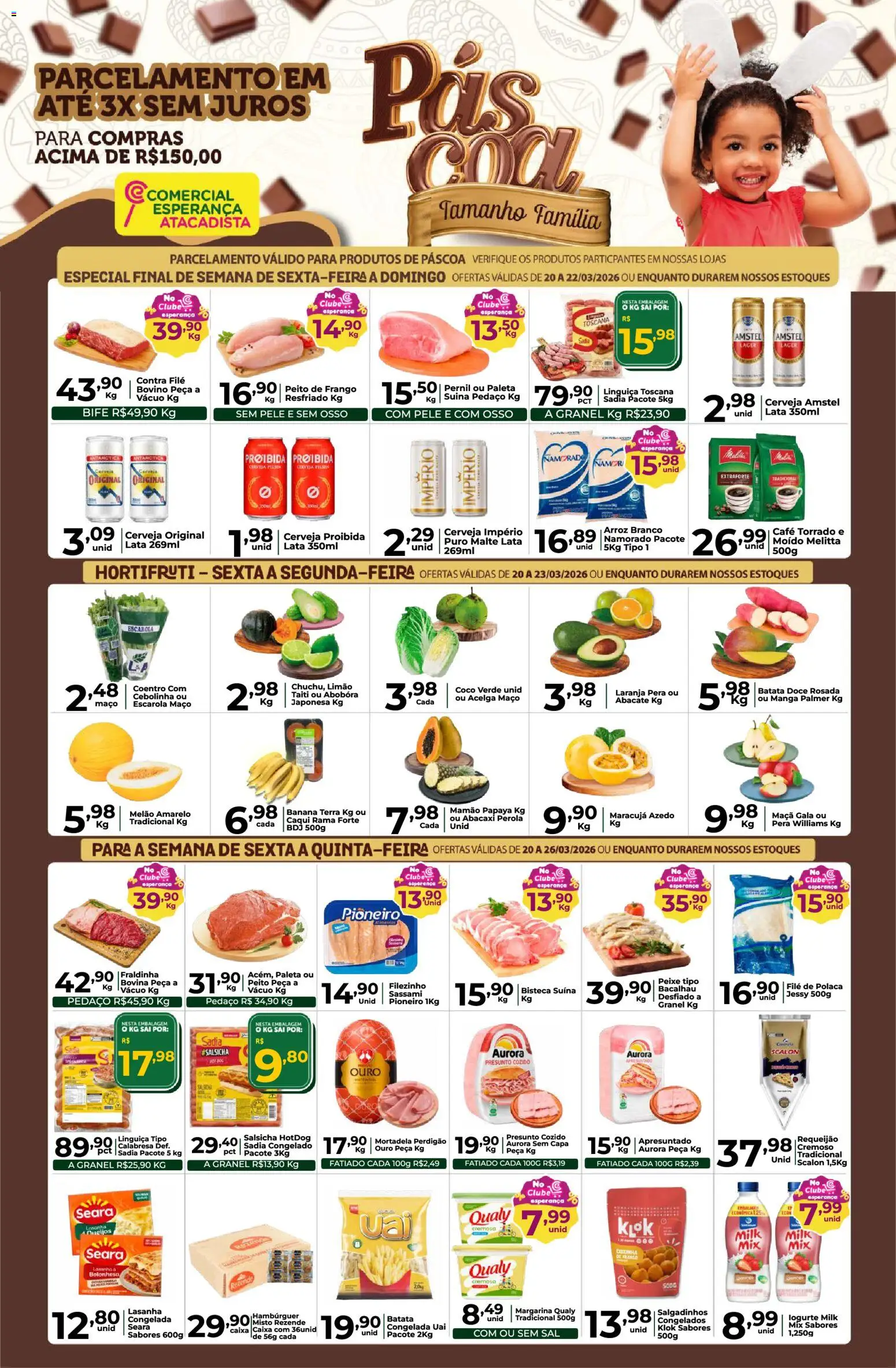 Pré-Visualização do folheto "Comercial Esperança - Ofertas da semana" da loja Comercial Esperança válido a partir de 20/03/2026