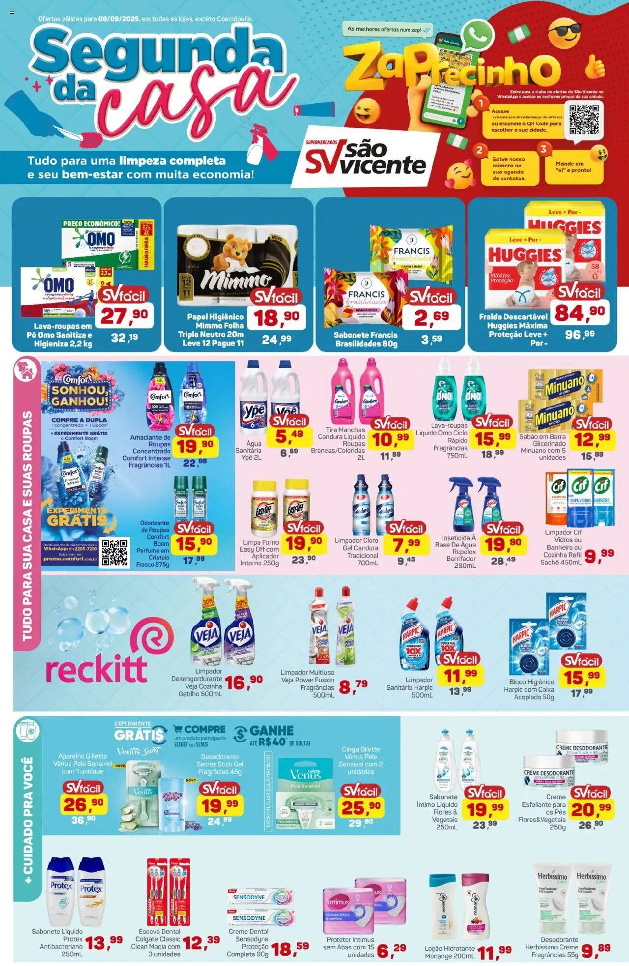 Supermercados São Vicente folheto "Ofertas da semana" válido a partir de 08/09/2025 - número de página 1