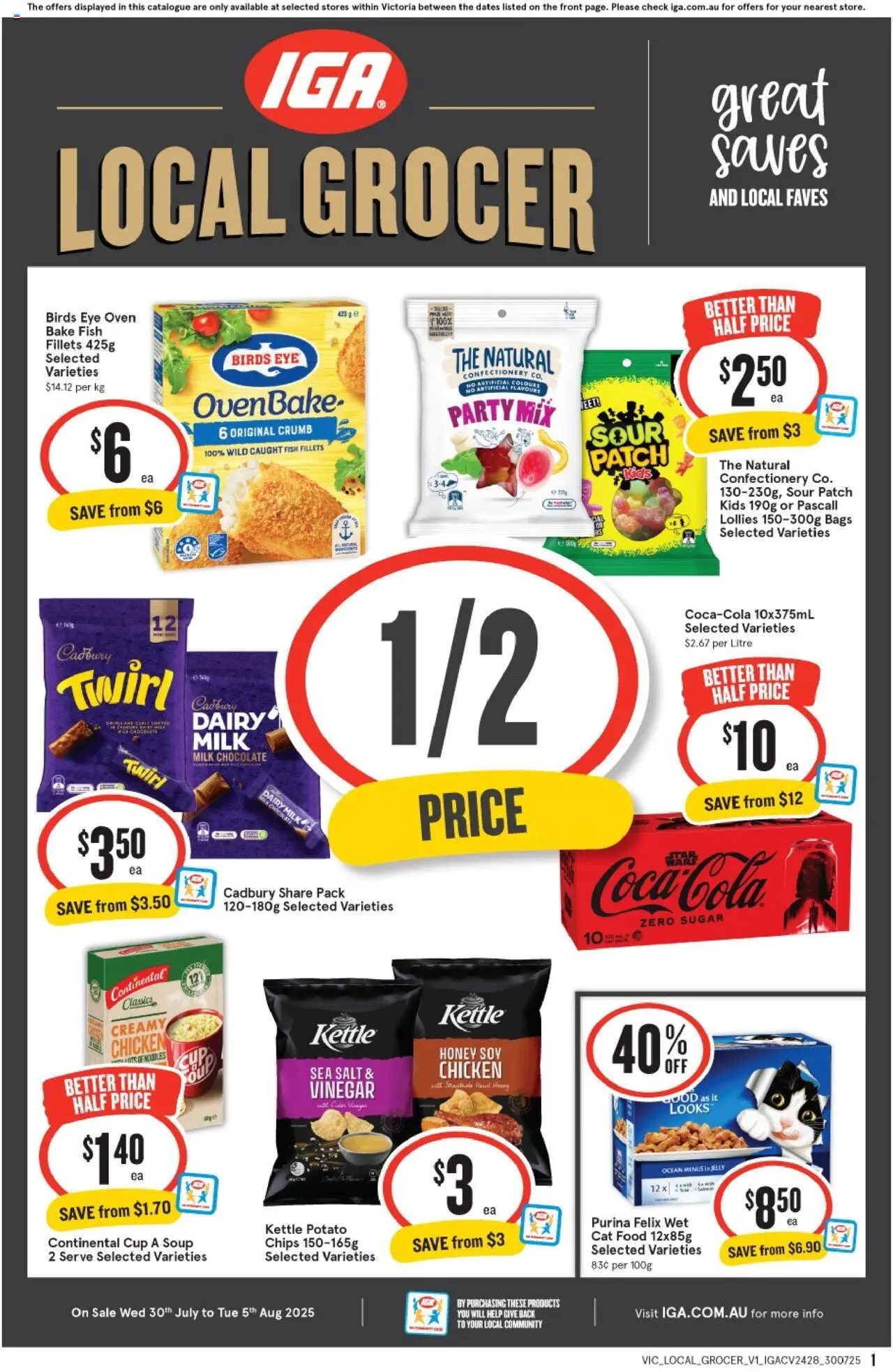 IGA catalogue valid from 30/07/2025 - page 1