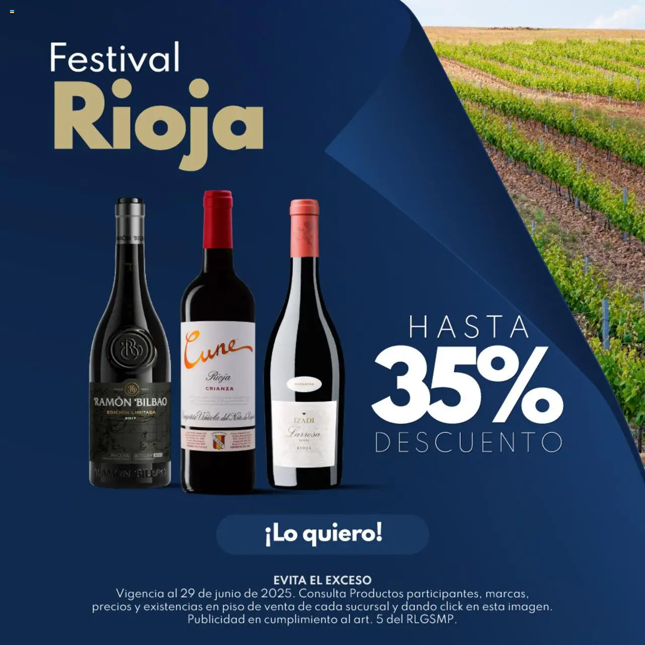 Catálogo Festival Rioja La Europea y sus promociones válidas desde el 19/06/2025 - Número de página 1