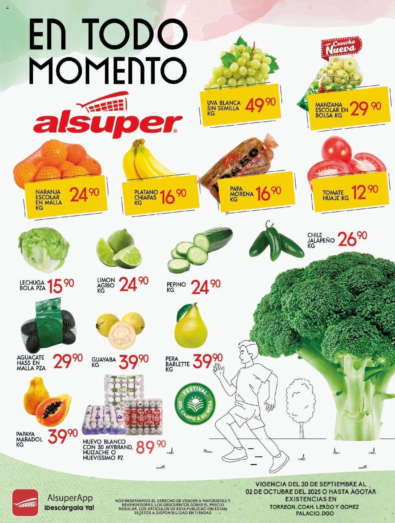 Folleto Laguna Alsuper y sus promociones válidas desde el 30/09/2025 - Número de página 1