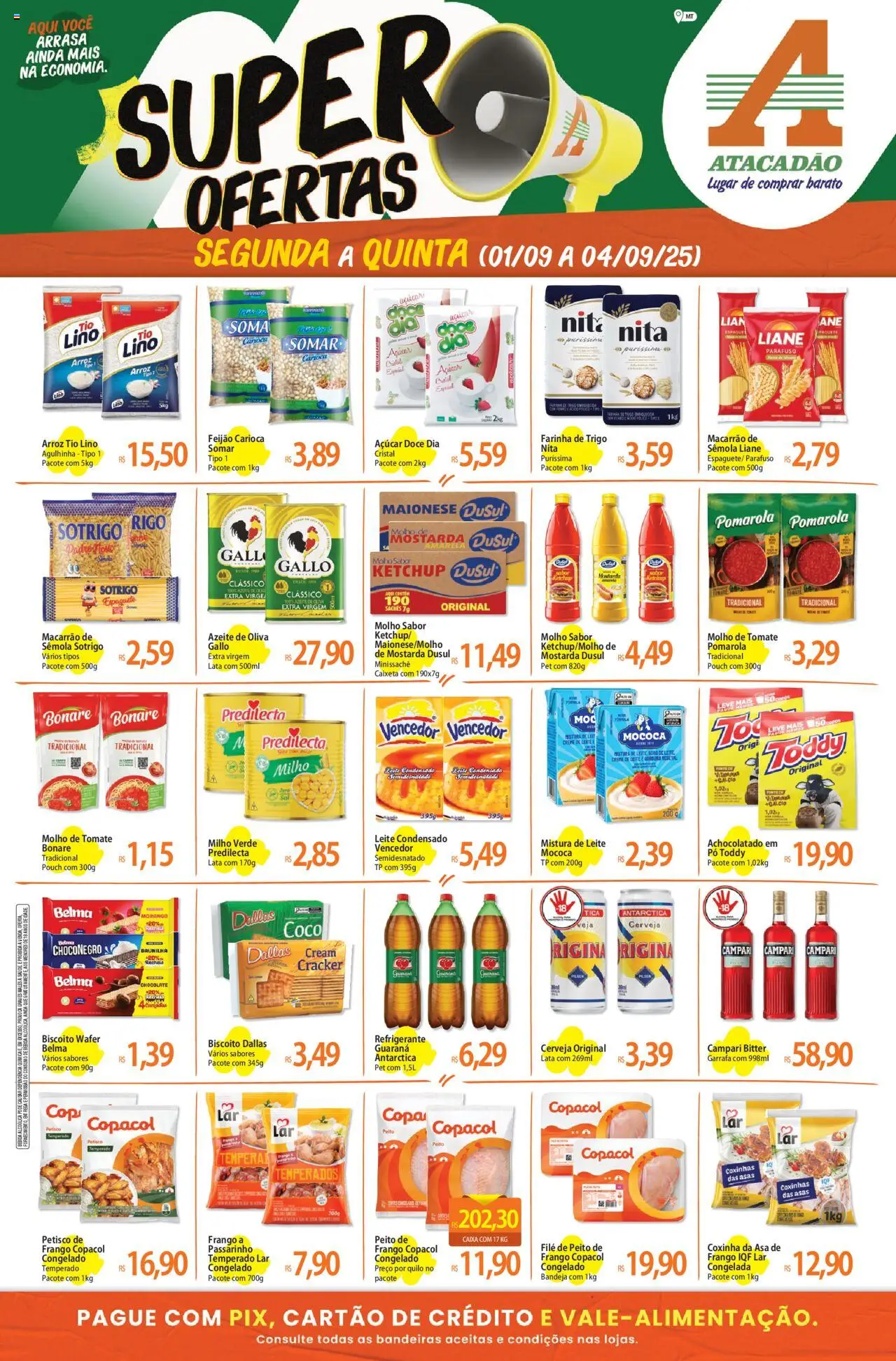 Atacadão folheto "Ofertas - MT" válido a partir de 01/09/2025 - número de página 1