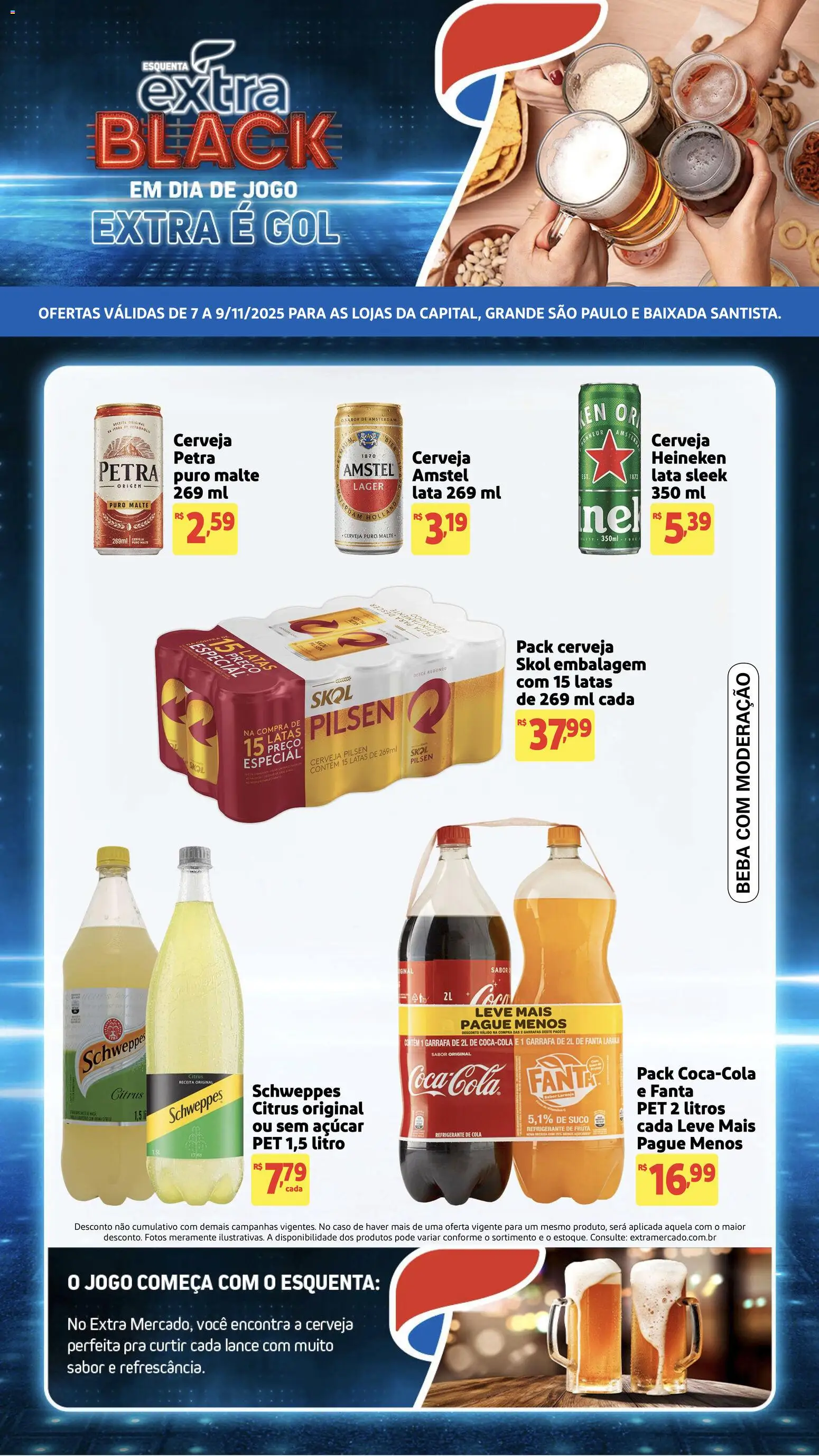 Pré-Visualização do folheto "Black Friday" da loja Extra válido a partir de 07/11/2025