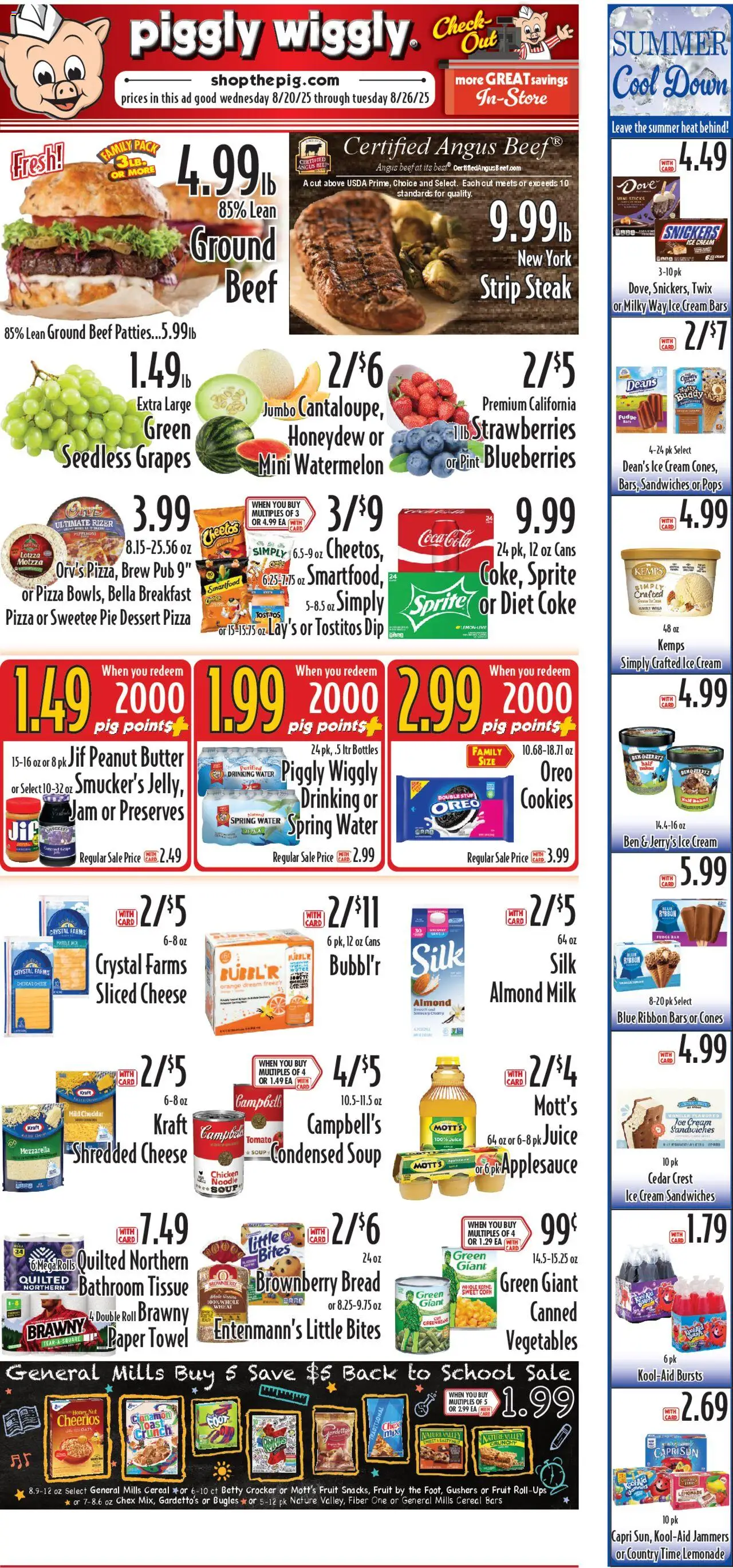 Piggly Wiggly Weekly Ad from 08/20/2025 - Flyer - Page number 1