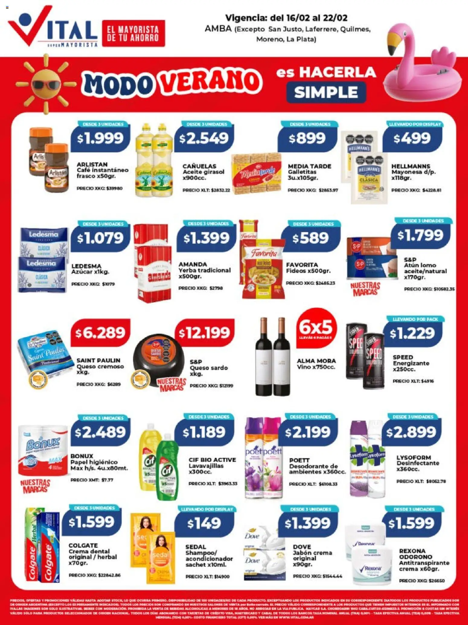 Vista previa del folleto de la tienda Vital válido desde el 16/02/2026 