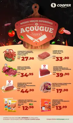 Pré-Visualização do folheto "Ofertas do Açougue" da loja Cooper válido a partir de 20/10/2025