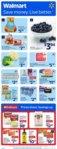 Preview of leaflet Weekly Flyer from shop Walmart is valid from Jan 08, 2026