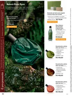Pré-Visualização do folheto "Ciclo 19/2025" da loja Natura válido a partir de 26/11/2025 | Página: 60