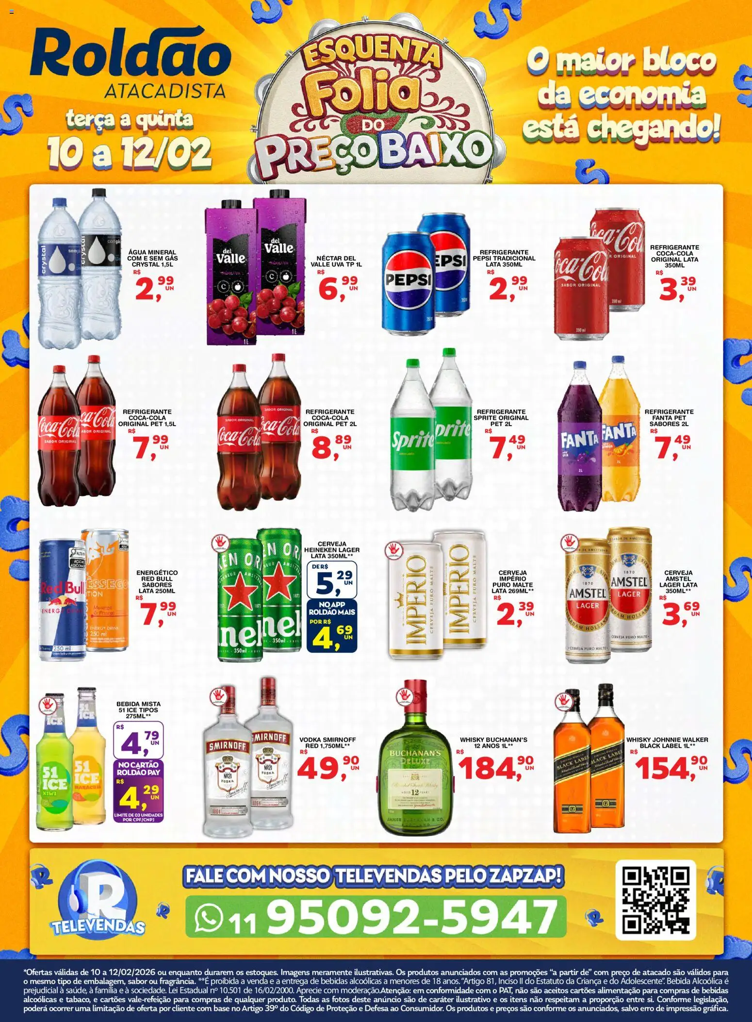 Roldão Ofertas de Pré-Carnaval (de 10/02/2026) - Promoções PDF