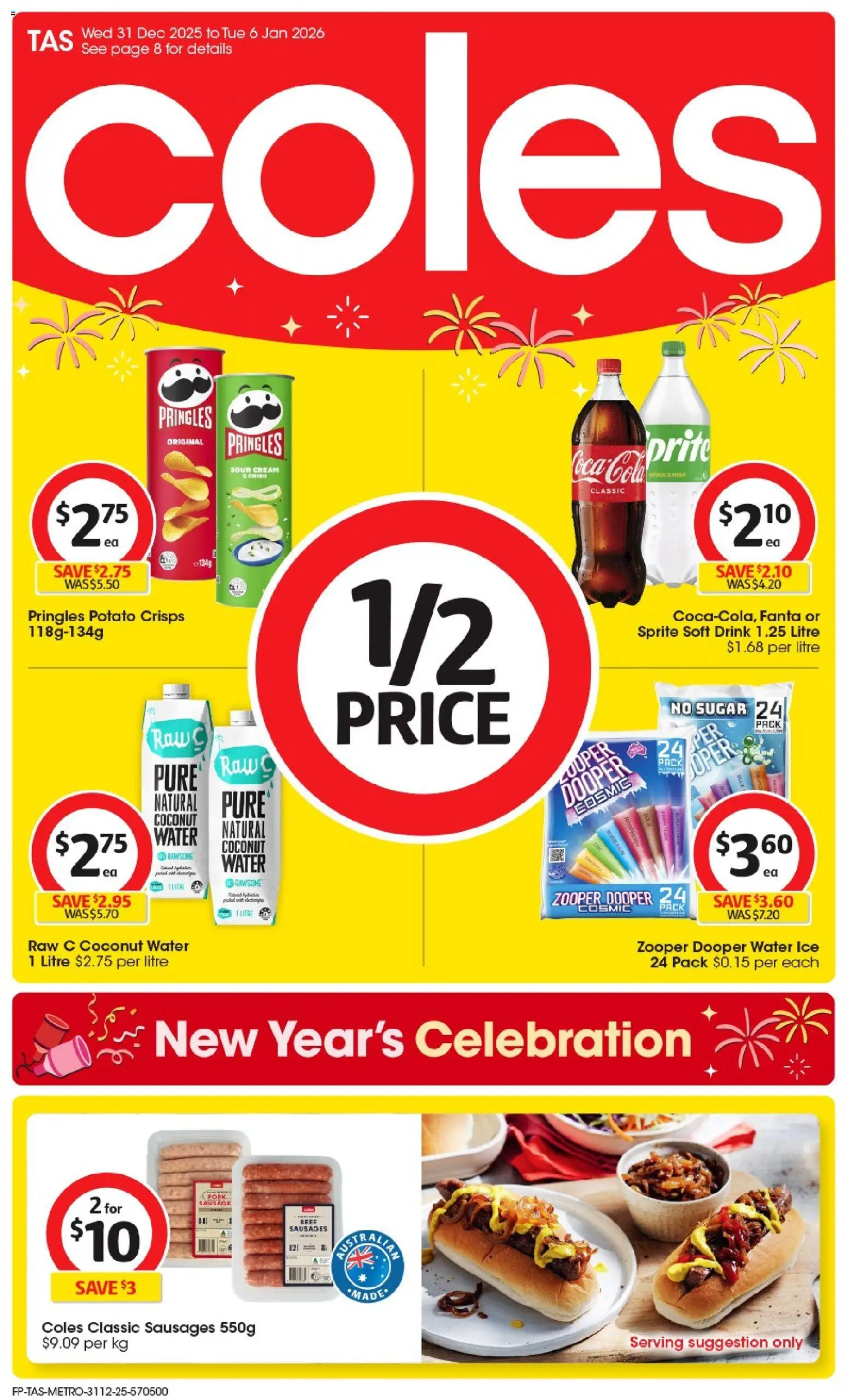 Preview of catalogue Catalogue TAS from shop Coles valid 31/12/2025