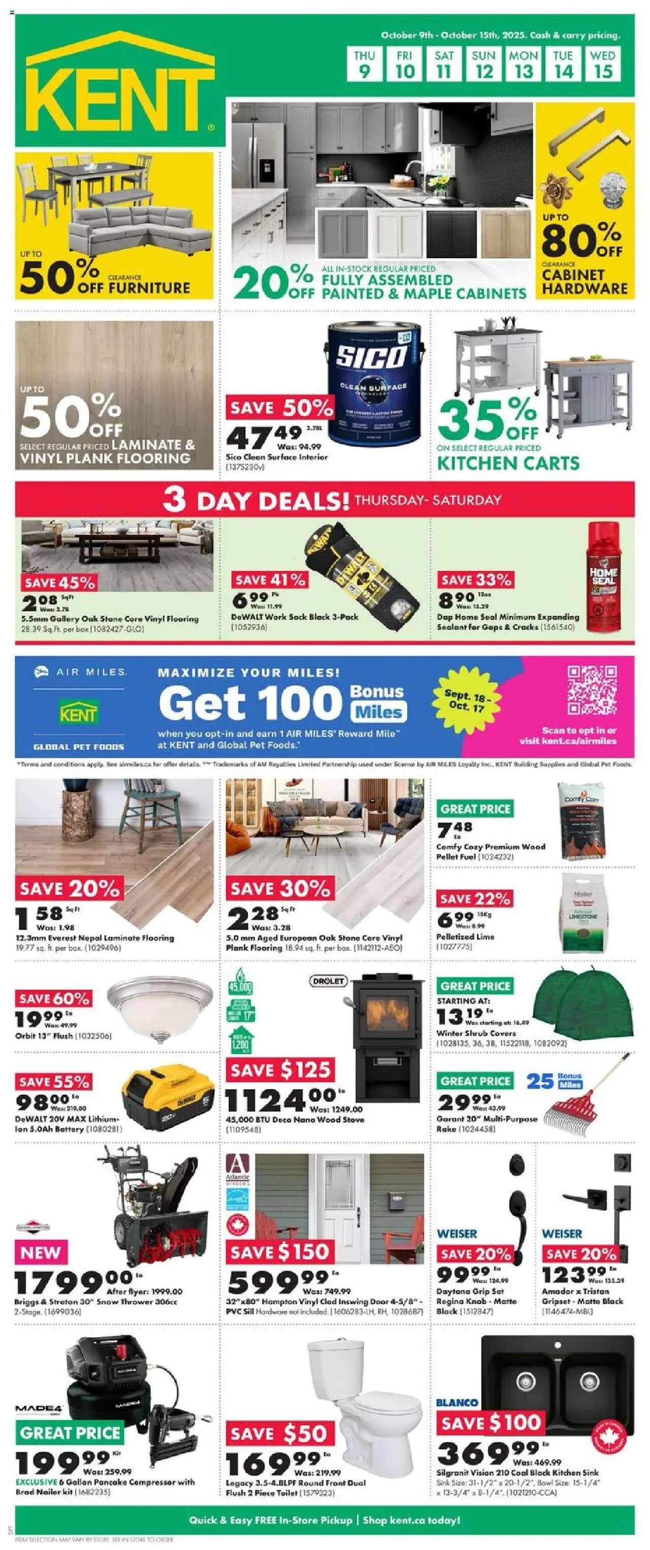 Kent flyer valid from Oct 09, 2025 - page number 1