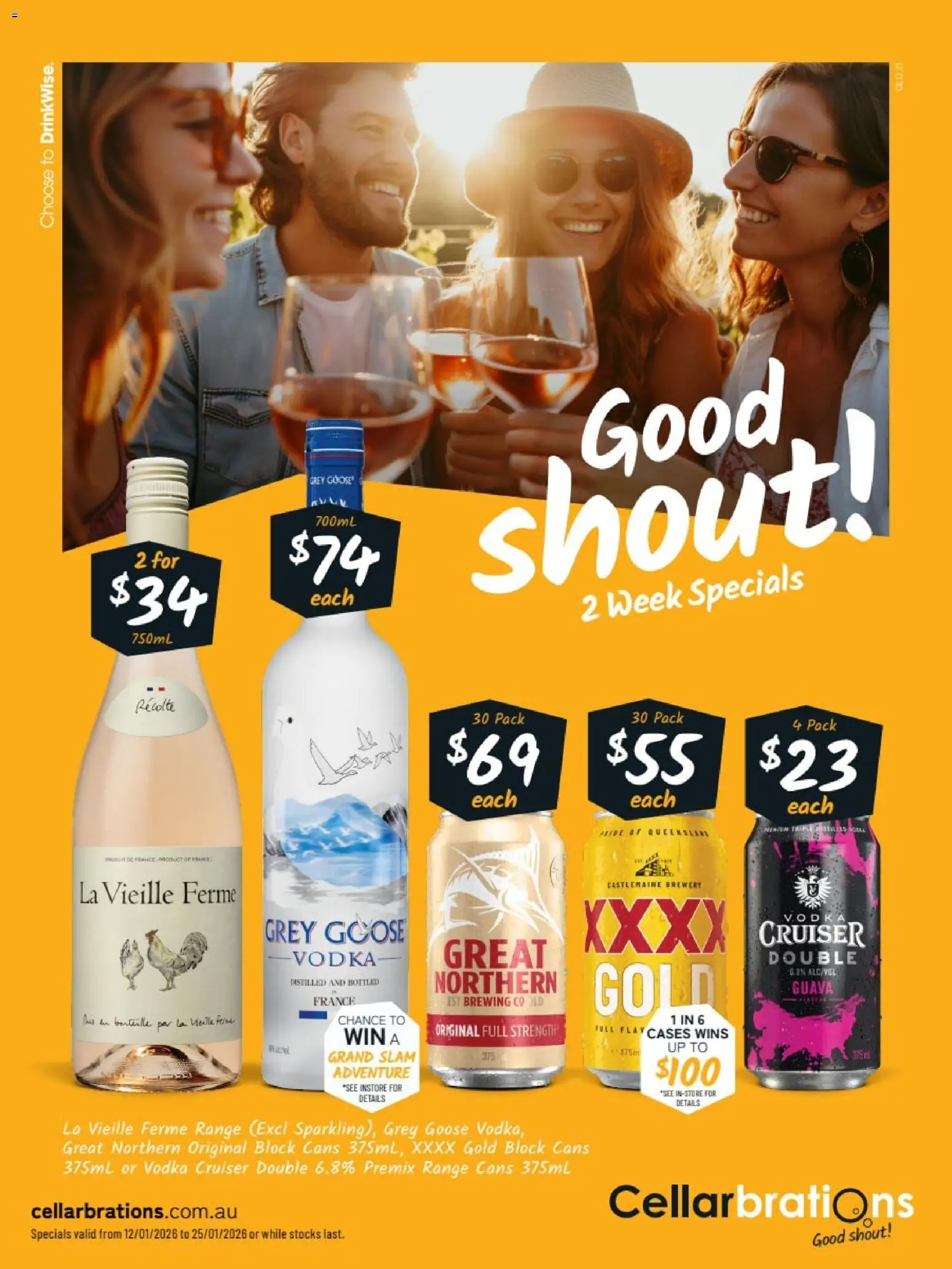 Preview of catalogue Catalogue QLD from shop Cellarbrations valid 12/01/2026