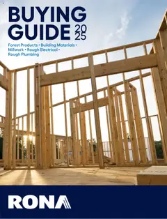 Preview of leaflet Buying Guide 2025 from shop Rona is valid from Apr 22, 2025