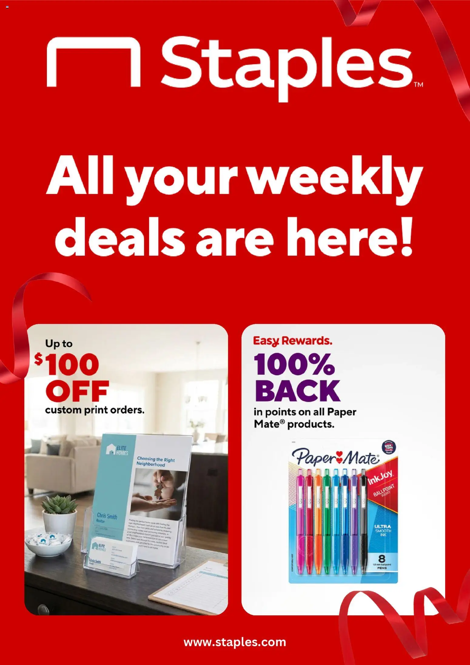 Ad Preview of Staples Weekly Ad from 01/25/2026