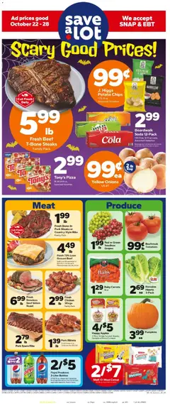 Ad Preview of Save a Lot Weekly Ad from 10/22/2025