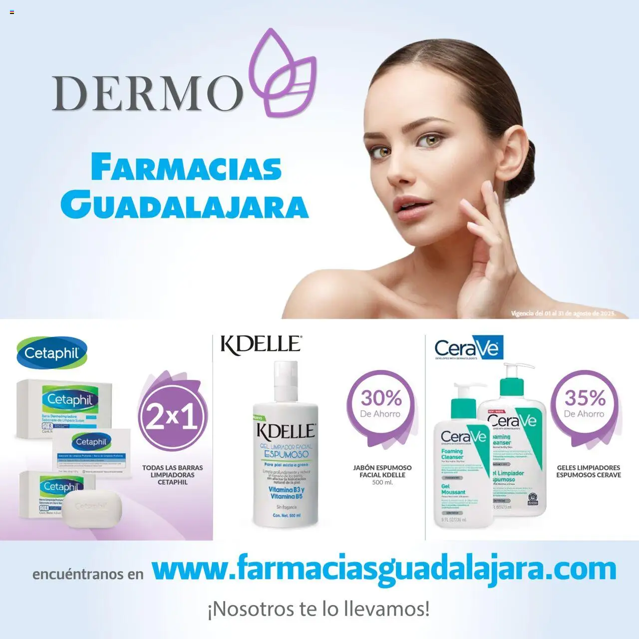 Catálogo Dermo Farmacia Guadalajara y sus promociones válidas desde el 01/08/2025 - Número de página 1