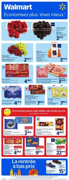 Un aperçu du dépliant Circulaire du magasin Walmart est valide à partir 4 sept. 2025
