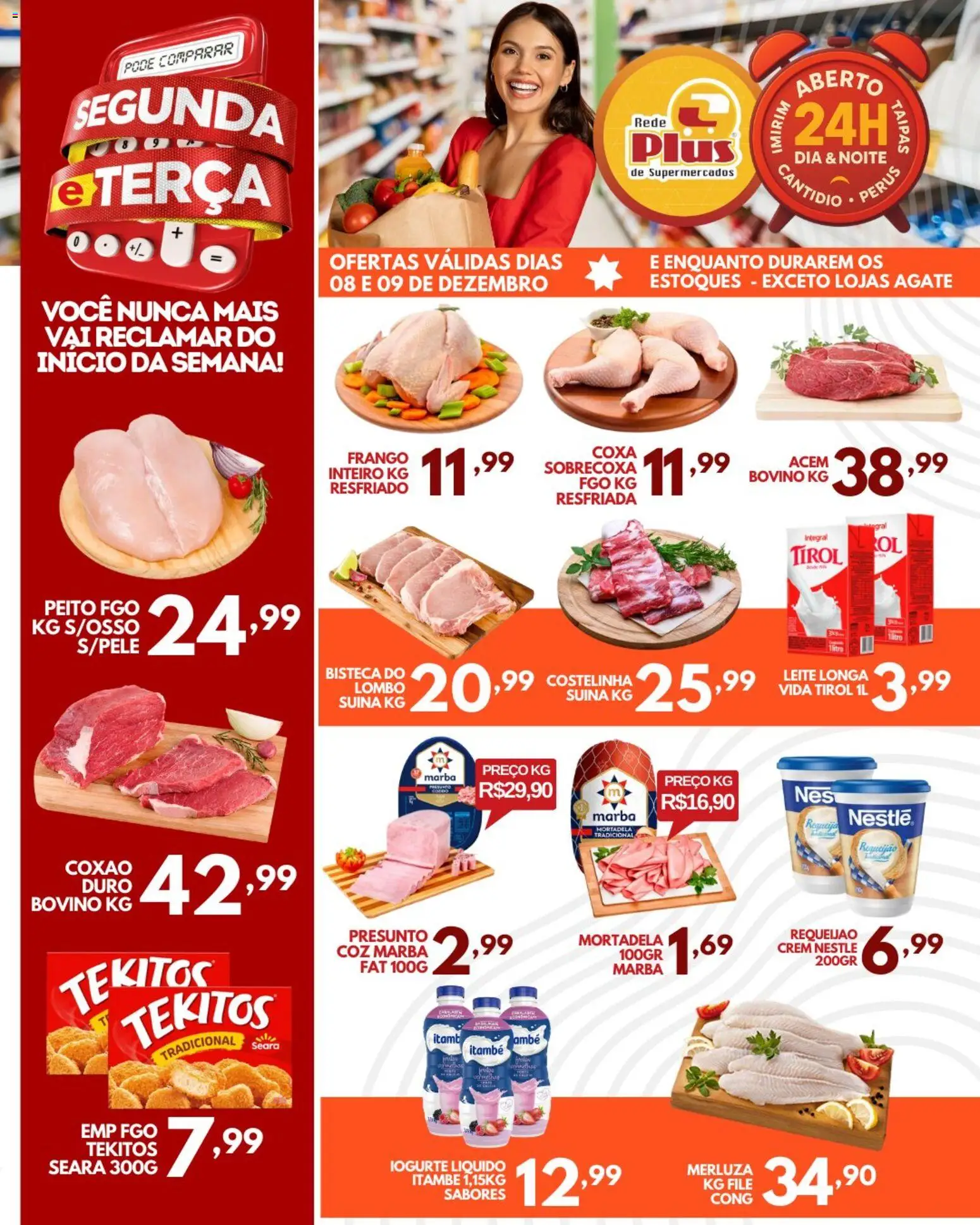 Pré-Visualização do folheto "Ofertas da semana" da loja Rede Plus Supermercados válido a partir de 08/12/2025