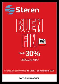 Vista previa las ofertas de la tienda Steren - Buen Fin desde el 13/11/2025 