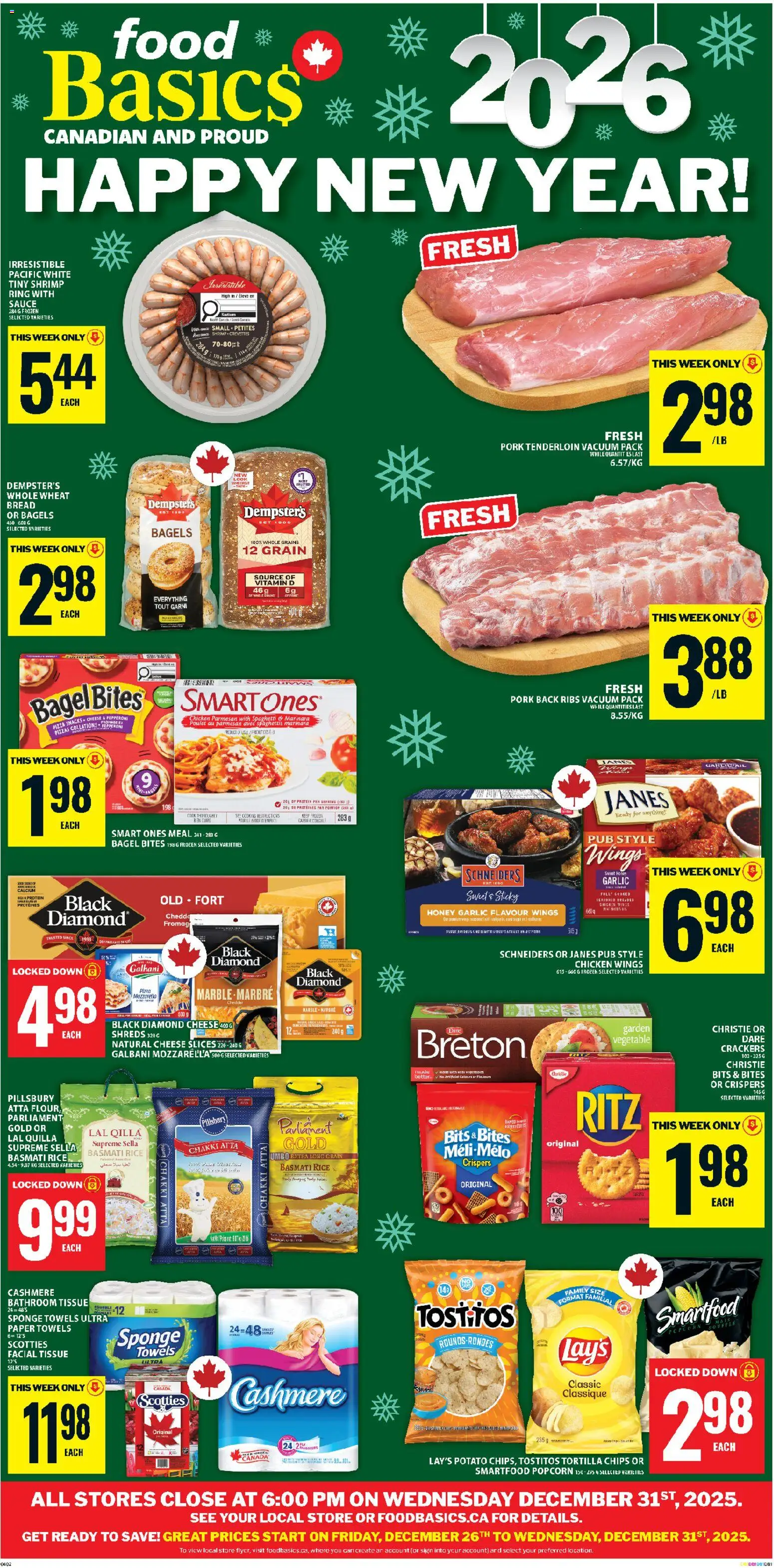 Preview of leaflet Weekly flyer / circulaire from shop Food Basics is valid from Dec 25, 2025