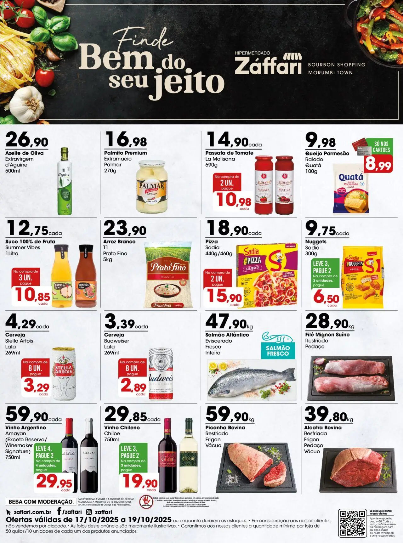 Zaffari folheto "Ofertas Final de Semana" válido a partir de 17/10/2025 - número de página 1