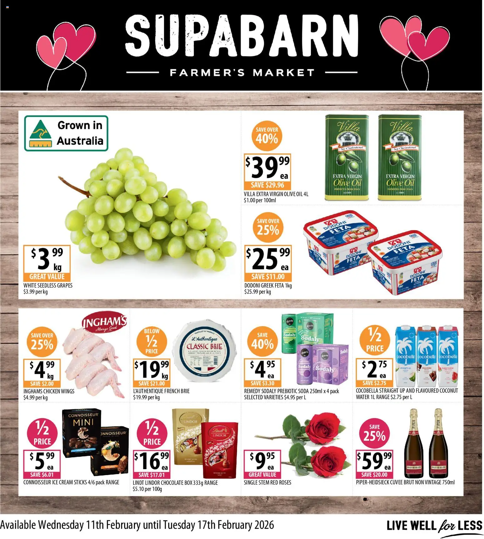 Preview of catalogue Catalogue from shop Supabarn valid 11/02/2026