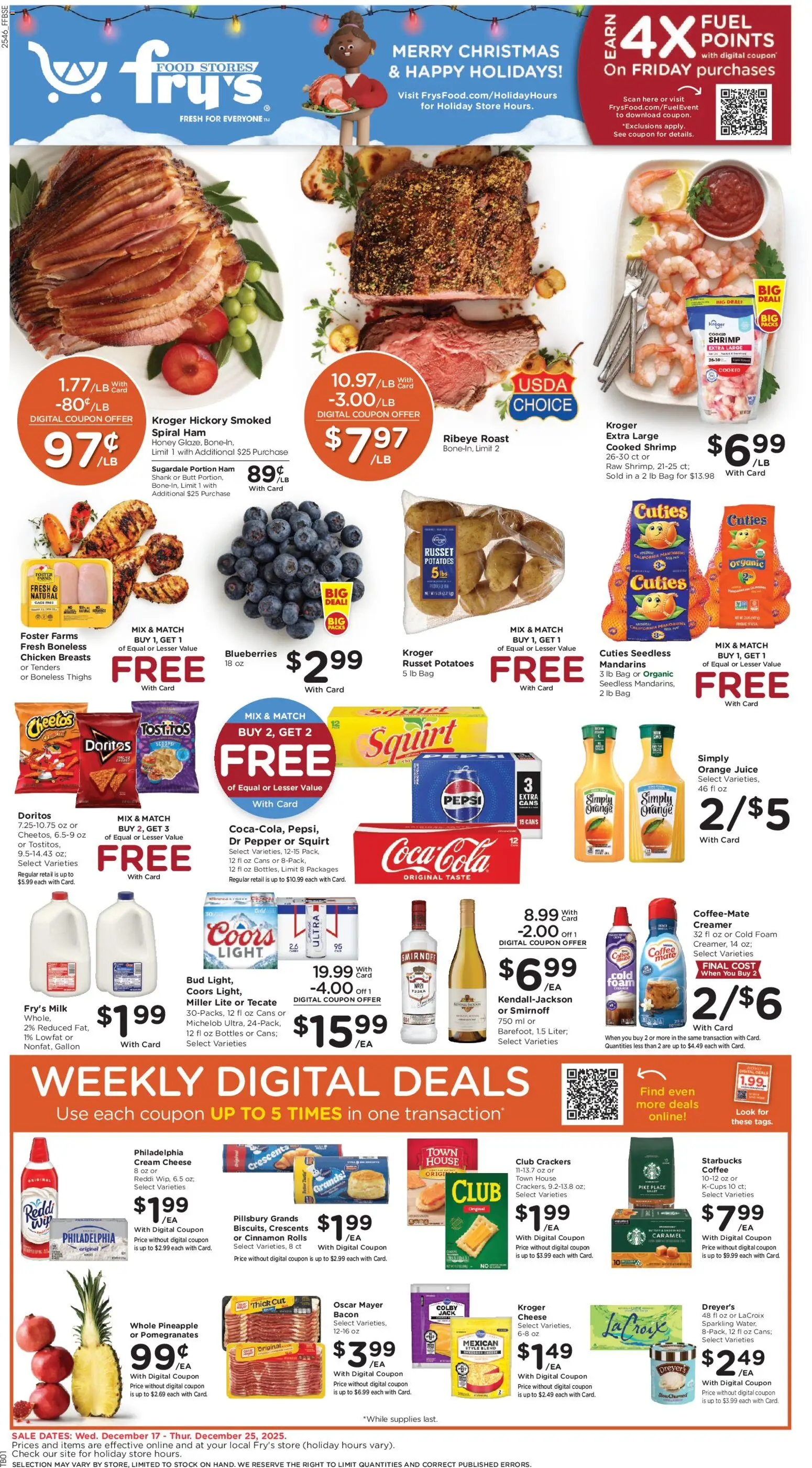 Ad Preview of Fry's Food Weekly Ad from 12/17/2025