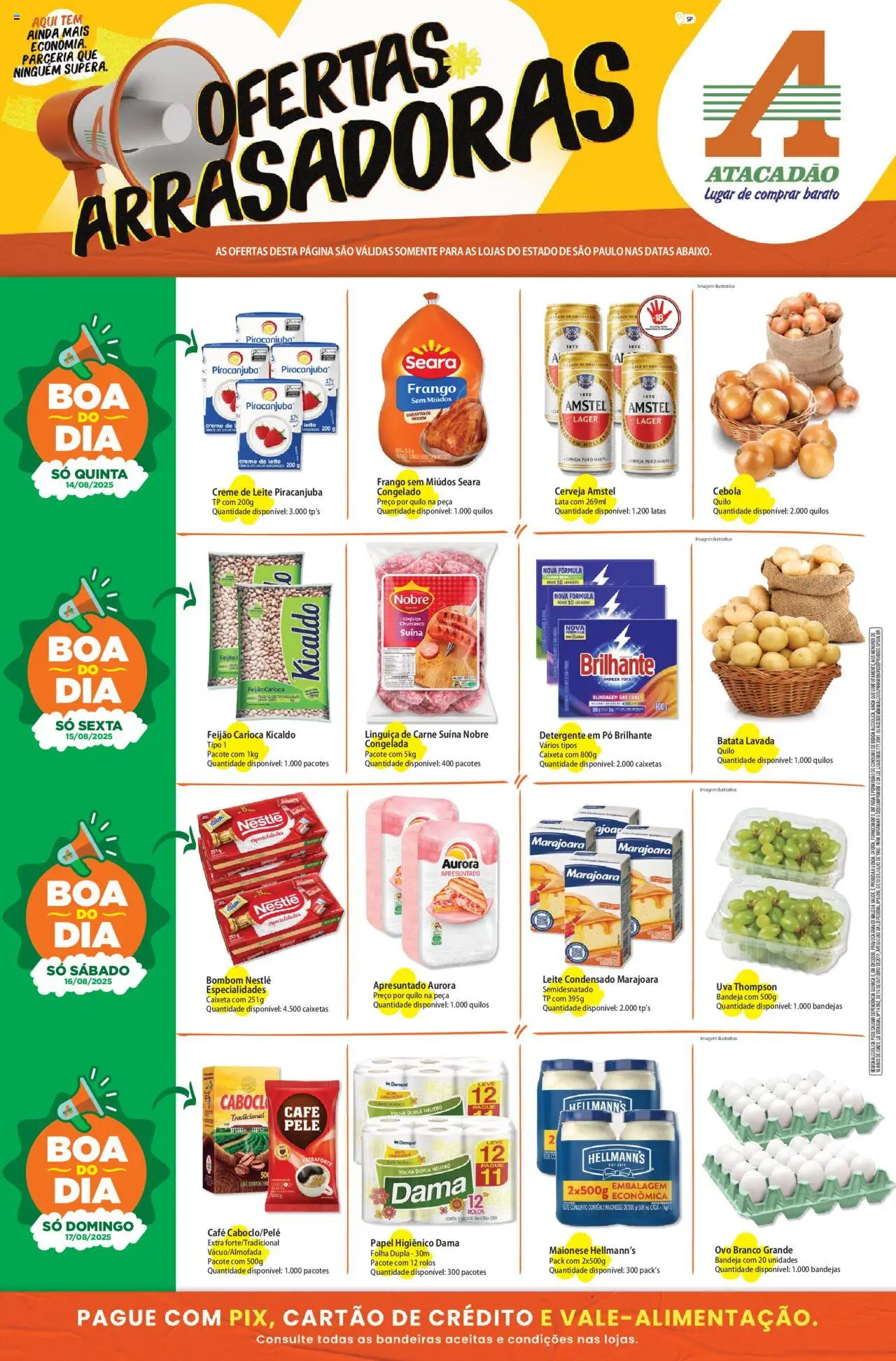 Atacadão folheto "Ofertas - SP" válido a partir de 14/08/2025 - número de página 1