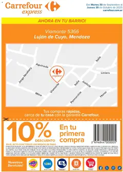 Vista previa del folleto de la tienda Carrefour válido desde el 30/09/2025 