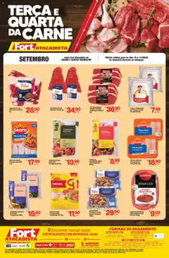 Pré-Visualização do folheto "Ofertas Carne Fresca" da loja Fort Atacadista válido a partir de 16/09/2025