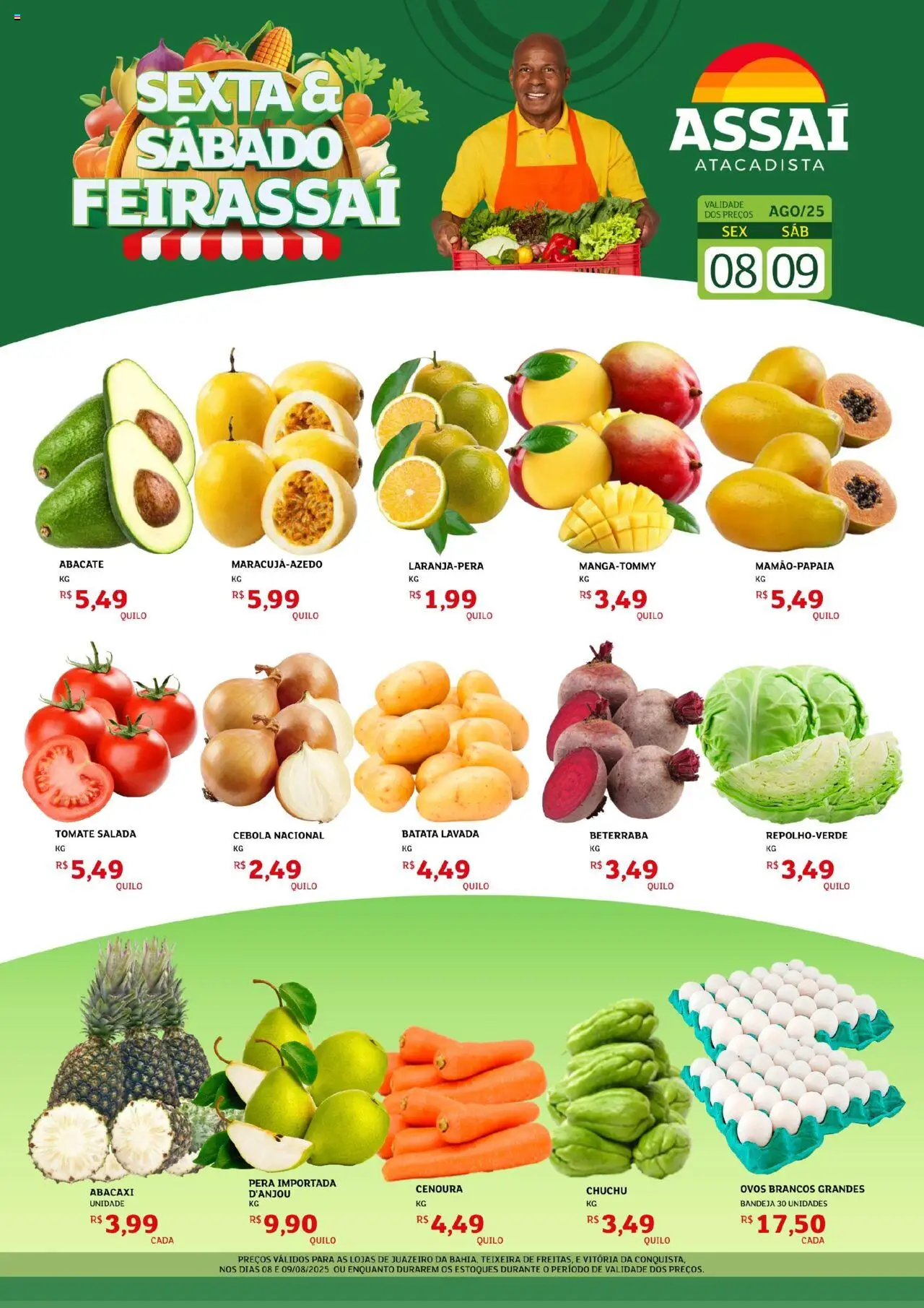 Assaí Atacadista folheto "Encarte - BA" válido a partir de 08/08/2025 - número de página 1