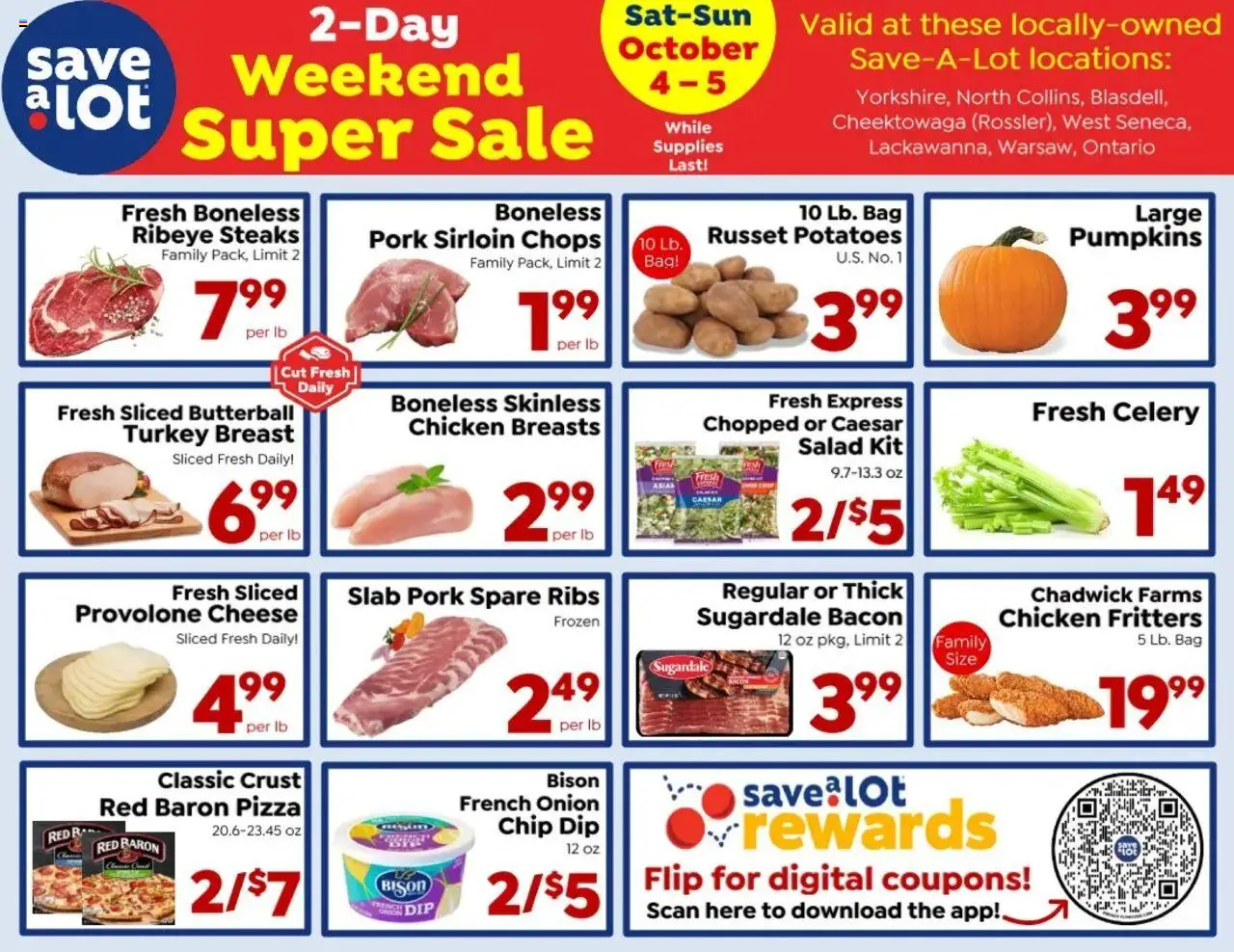 Save a Lot Ad from 10/04/2025 - Flyer - Page number 1