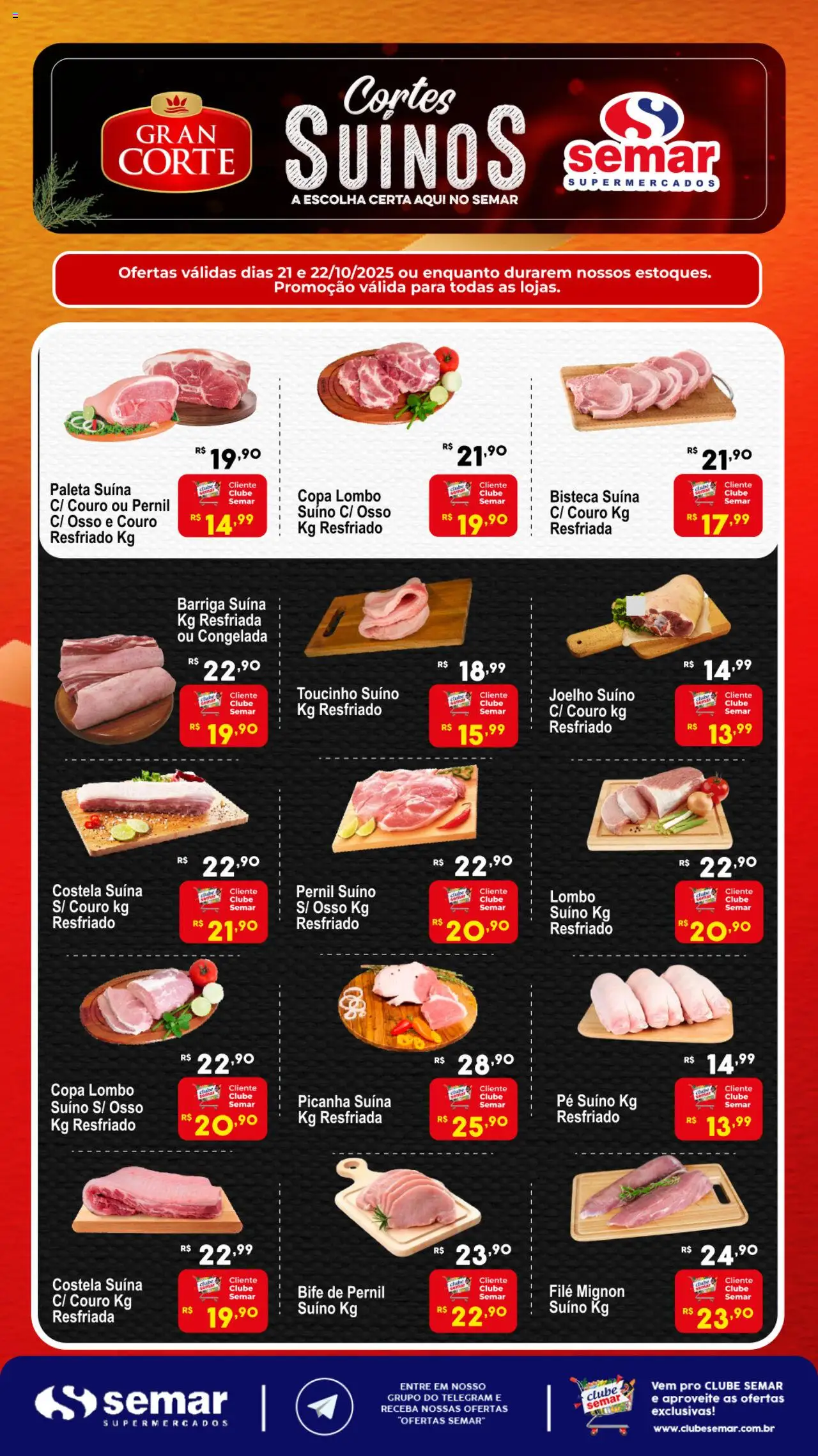 Semar Supermercado folheto "Ofertas Gran Corte" válido a partir de 21/10/2025 - número de página 1