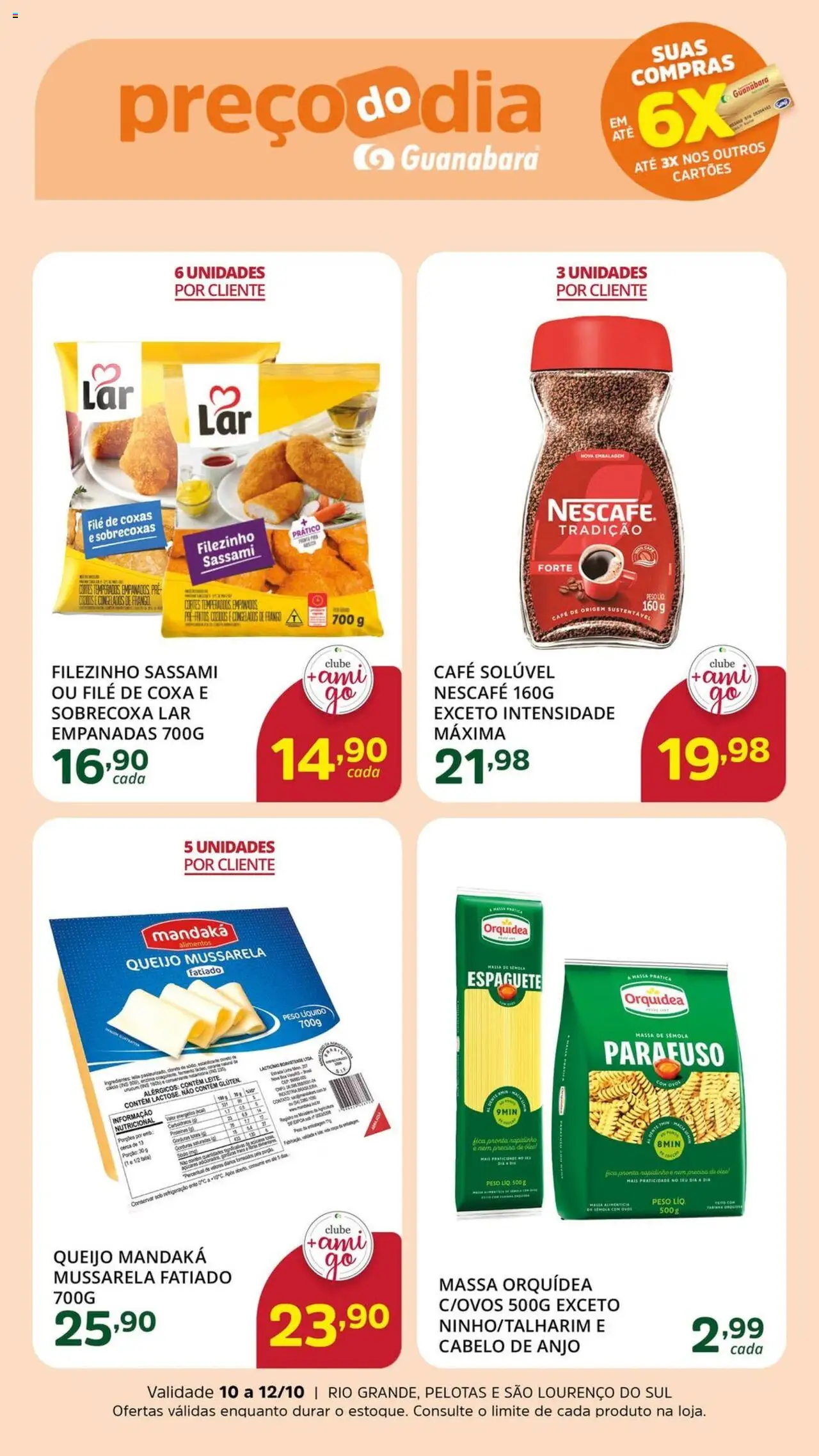 Supermercado Guanabara folheto "Ofertas da semana" válido a partir de 10/10/2025 - número de página 1