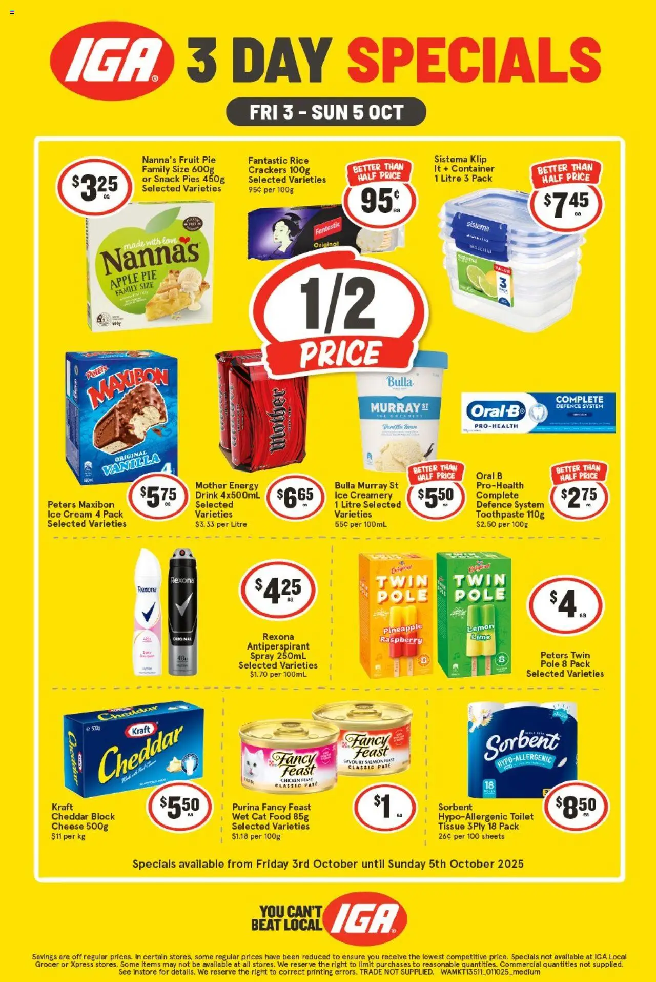 IGA catalogue valid from 03/10/2025 - page 1