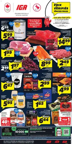 Preview of leaflet Quebec from shop IGA is valid from Feb 19, 2026