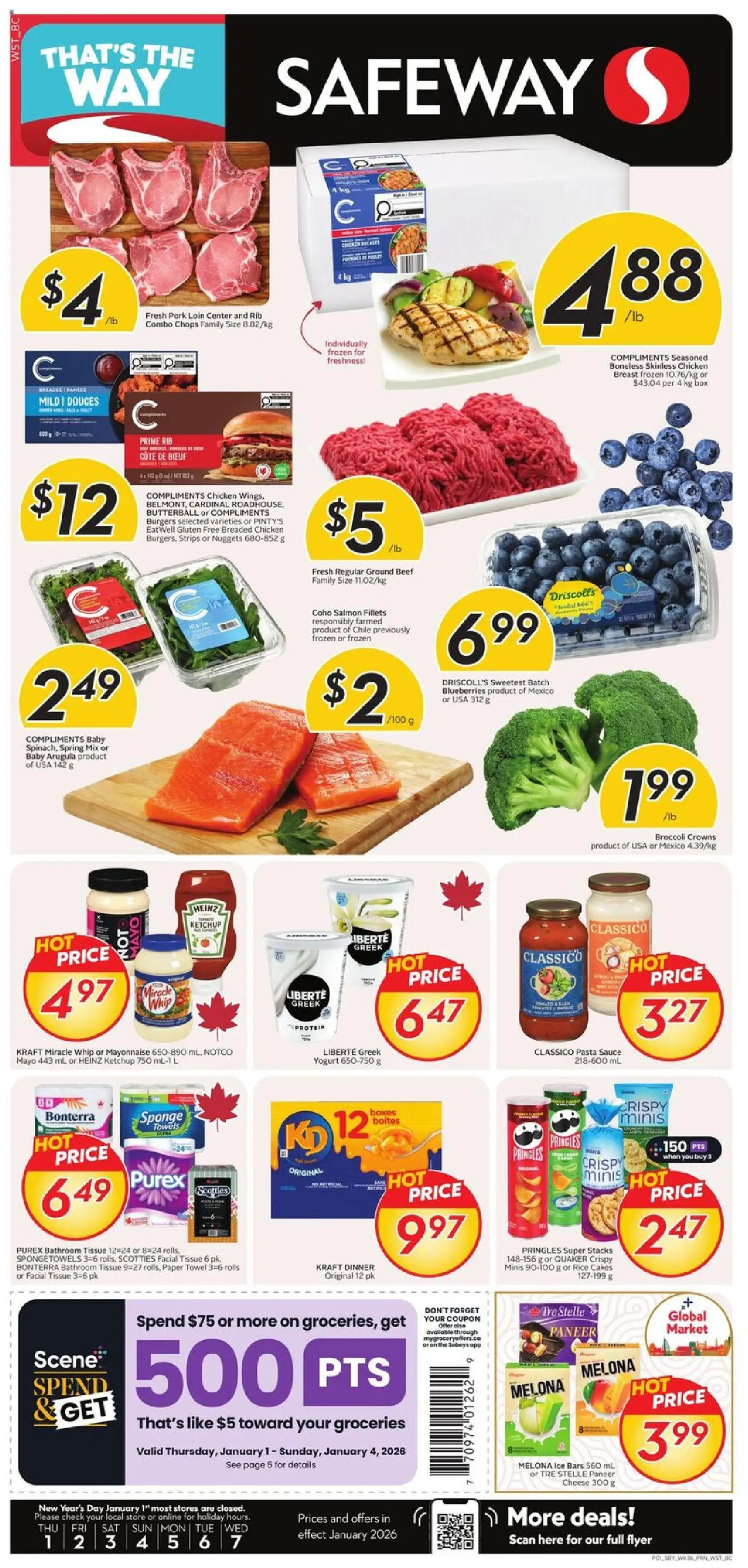 Preview of leaflet Weekly Flyer - BC from shop Safeway is valid from Jan 01, 2026