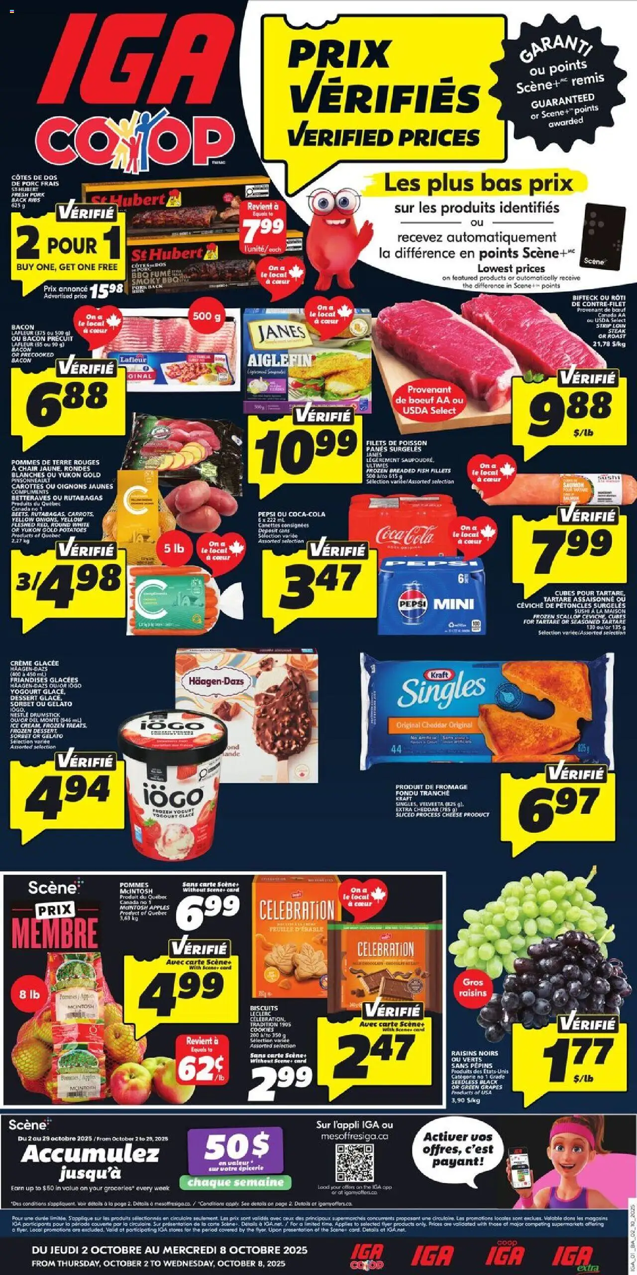 Le catalogue Weekly flyer / circulaire est valide à partir du Oct 02, 2025 numéro de la page 1