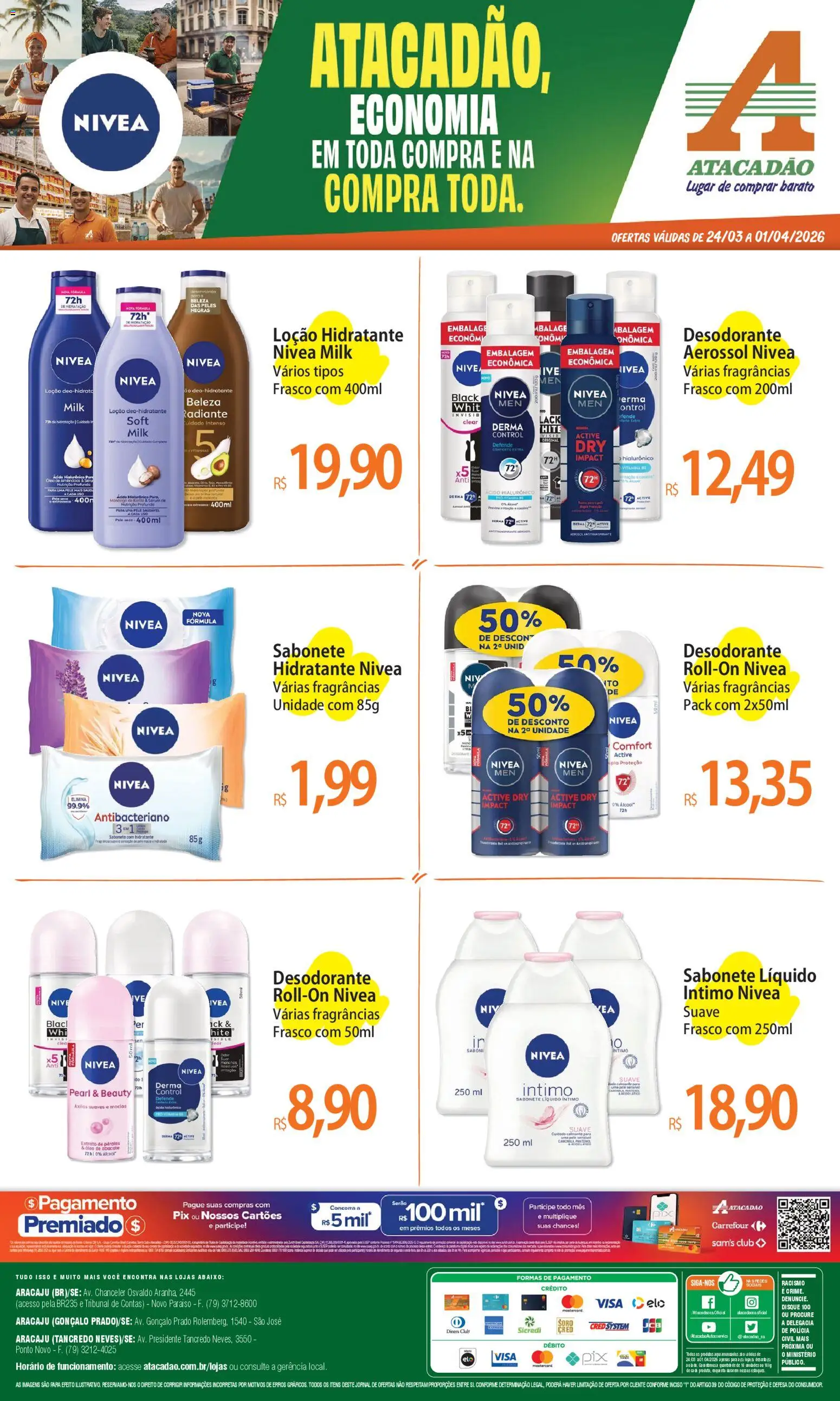 Pré-Visualização do folheto "Atacadão ofertas - SE" da loja Atacadão válido a partir de 24/03/2026