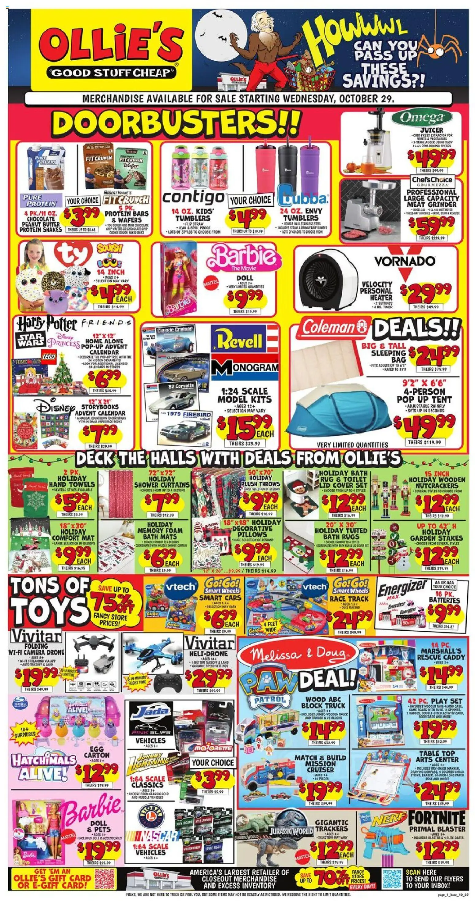 Ad Preview of Ollie's Toys Ad from 10/29/2025
