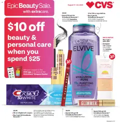 Ad Preview of CVS Pharmacy Weekly Ad from 08/17/2025