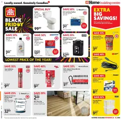 Un aperçu du dépliant Weekly flyer / circulaire du magasin Home Hardware est valide à partir 20 nov. 2025
