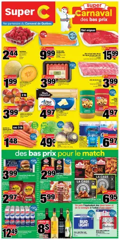 Un aperçu du dépliant Thetford Mines du magasin Super C est valide à partir 5 févr. 2026