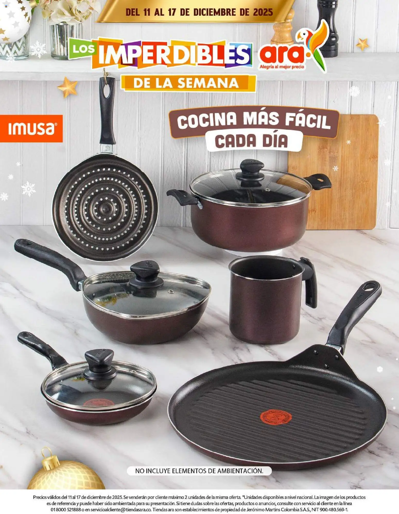  Vista previa del prospecto Imperdibles ara de la semana del almacen Ara válida del 11/12/2025 al 17/12/2025