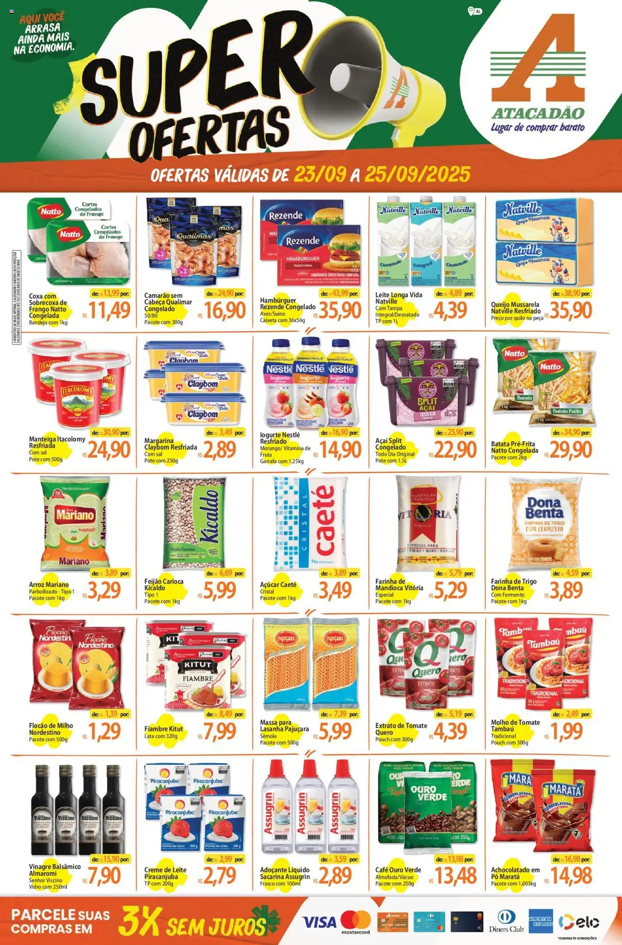 Atacadão folheto "Ofertas - AL" válido a partir de 23/09/2025 - número de página 1