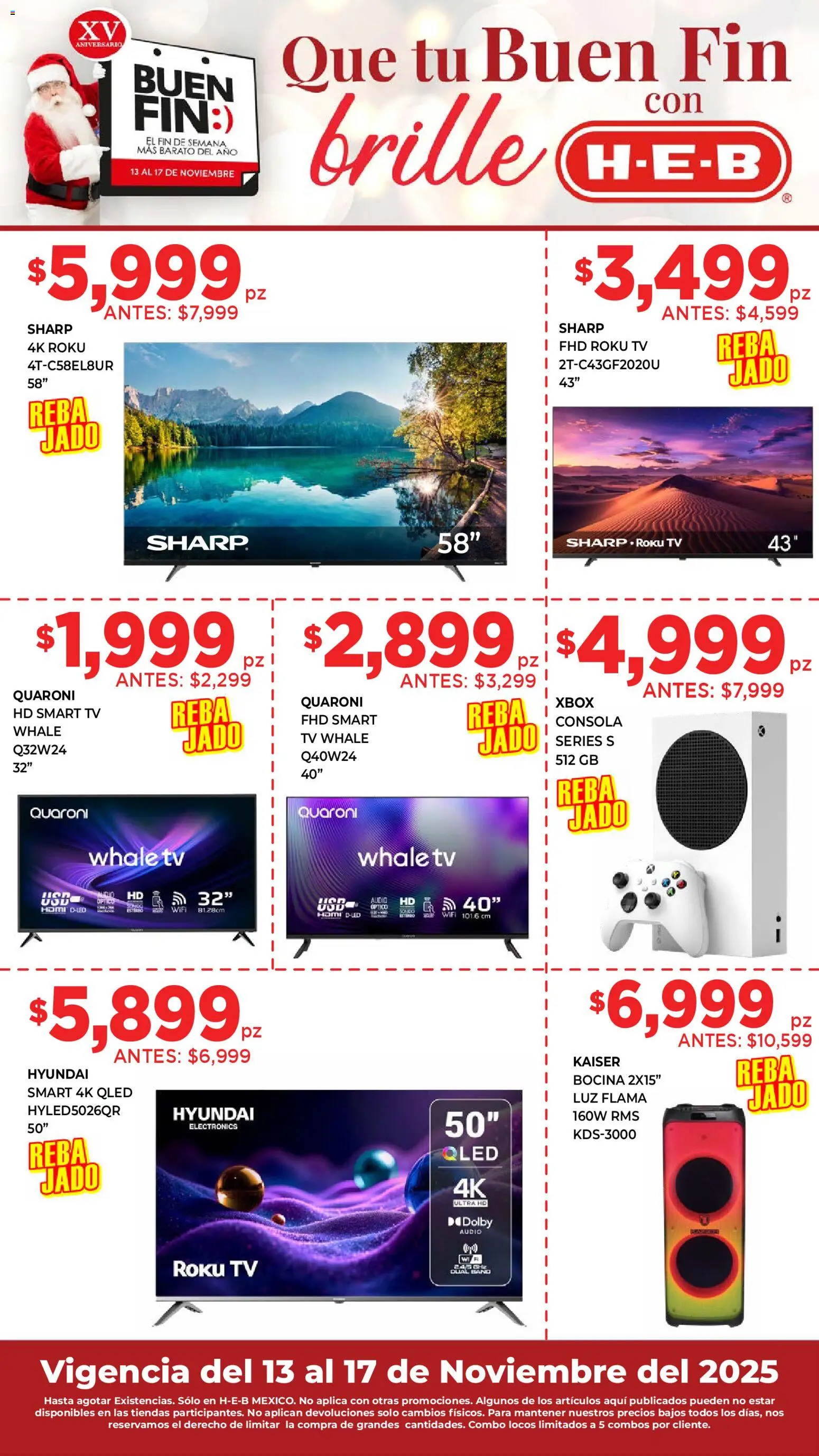Vista previa las ofertas de la tienda H-E-B - Buen Fin desde el 13/11/2025 