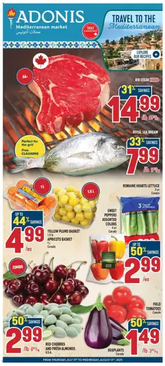 Preview of leaflet Weekly Flyer from shop Adonis is valid from Jul 31, 2025