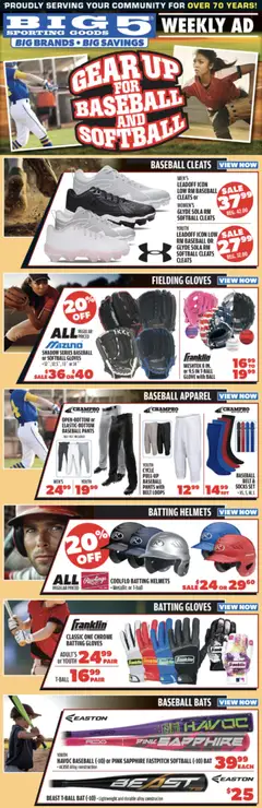 Ad Preview of Big 5 Sporting Goods Weekly Ad from 02/20/2026